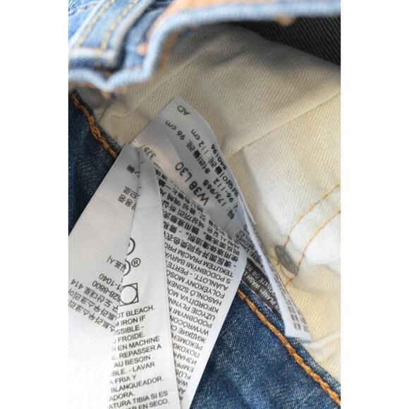 Levi's 550 Relaxed Fit Straight Blue Denim Jeans Mens Size 38 x 30 - Picture 6 of 8